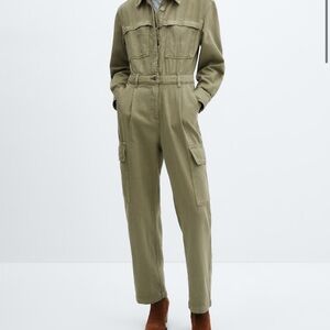 Mango Cargo Jumpsuit
